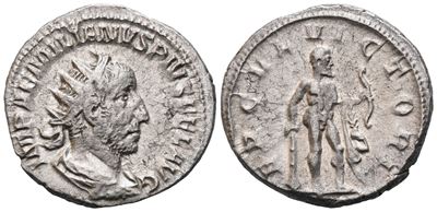 Aemilian (253), Antoninianus, Rome, August-october 253; Ar (3,89 G; 20,8 MM; 12 H)