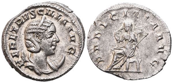 Herennia Etruscilla Augusta (249-251) Antoninianus, Rome, 249-250; AR (4,40 g; 21,4 mm; 6 h)