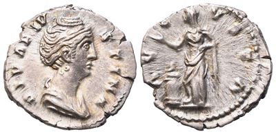 Diva Faustina i (died 141), Denarius, Rome, After 141; Ar (2,64 G; 17,7 MM; 6 H)