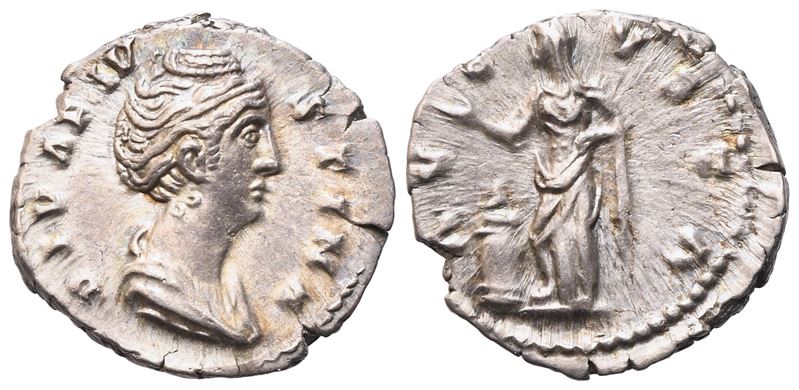 Diva Faustina i (died 141), Denarius, Rome, After 141; Ar (2,64 G; 17,7 MM; 6 H)