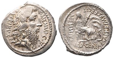 C. Memmius, Denarius, 56 Bc; Ar (3,52 G; 18,9 MM; 4 H)