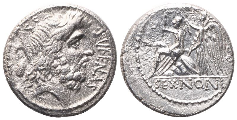 M. Nonius Sufenas, Denarius, 59 Bc; Ar (3,66 G; 17,6 MM; 6 H)