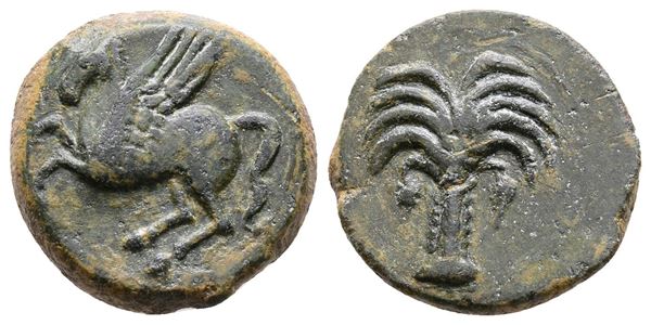 Sicily, Carthaginian Domain, c. 330-320 BC. Æ (16 mm, 4.67 g).
