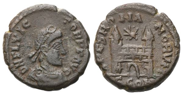 Flavius Victor (383-388), Æ 13 mm, Arelate, 387-388; Æ (1,58 g; 13,3 mm; 12 h)