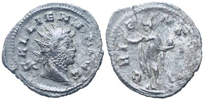 Gallienus. (253-268), Antoninianus, Mediolanum, 260-261; Ar (2,86 G; 22,8 MM; 4 H)