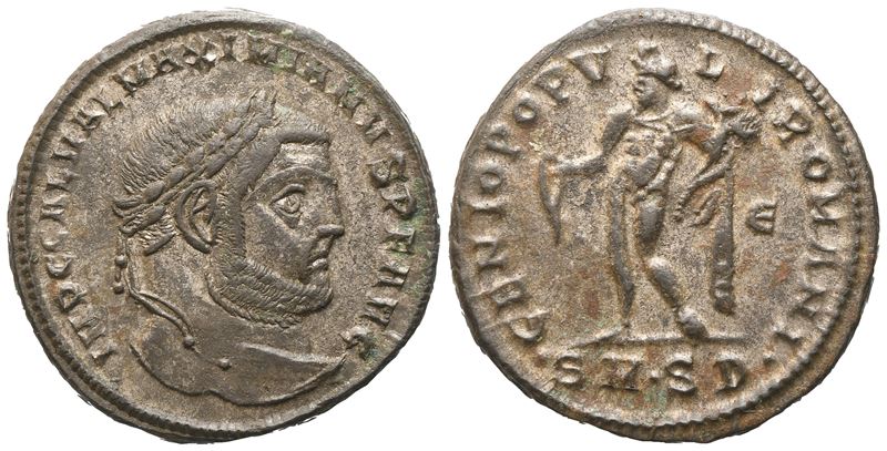 Galerius (305-311), Follis, Serdica, C. 305-306; Æ (10,45 G; 26,6 MM; 12 H)