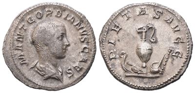 Gordian III As Caesar (238), Denarius Struck Under Balbinus And Pupienus, Rome, 22 April - 29 Jul...