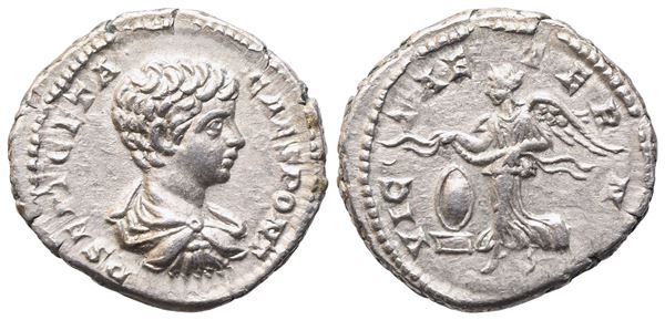 Geta Caesar (198-209), Denarius, Rome, 200-202; AR (3,30 g; 18,6 mm; 12 h)