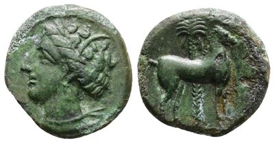 Carthage, C. 400-350 Bc. Æ (16 MM, 2.50 G).