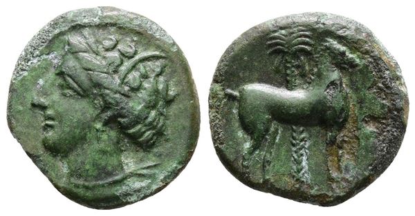 Carthage, c. 400-350 BC. Æ (16 mm, 2.50 g).