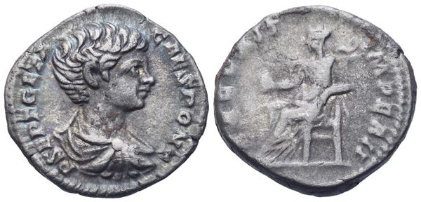 Geta Caesar (198-209), Denarius, Rome, 200-202; AR (3,28 g; 17,3 mm; 6 h)