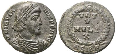 Jovian (363-364), Æ2, Sirmium, 363-364; Æ (2,59 G; 19 MM; 6 H)
