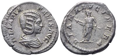 Julia Domna (193-217), Denarius, Rome, 211-217; Ar (3,48 G; 19 MM; 12 H)