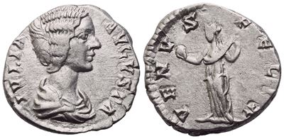 Julia Domna (193-217), Denarius, Rome, C. 198-200; Ar (3,31 G; 17 MM; 12 H)