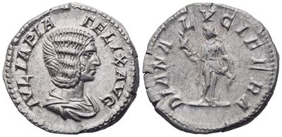 Julia Domna (193-217), Denarius, Rome, 211-217; Ar (3,32 G; 18 MM; 1 H)