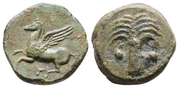 Sicily, Carthaginian Domain, c. 330-320 BC. Æ (16 mm, 3.43 g).
