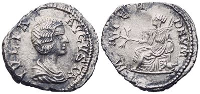 Julia Domna (193-217), Denarius, Rome, 198; Ar (2,78 G; 18,3 MM; 6 H)