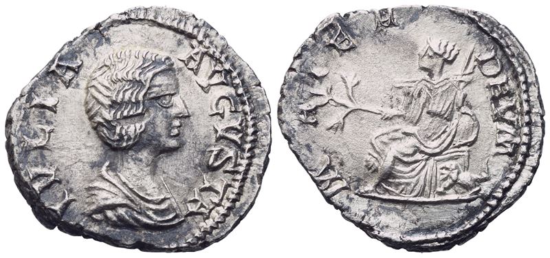 Julia Domna (193-217), Denarius, Rome, 198; Ar (2,78 G; 18,3 MM; 6 H)