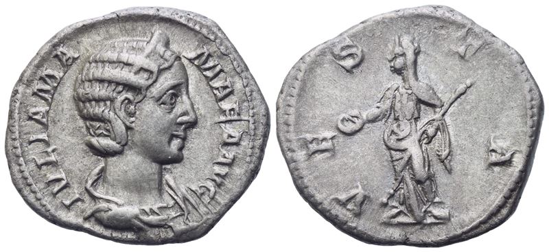 Julia Mamaea Augusta (222-235), Denarius, Rome, 226; Ar (3,27 G; 19,2 MM; 6 H)