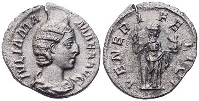 Julia Mamaea Augusta (222-235), Denarius, Rome, 223; Ar (2,59 G; 18,8 MM; 1 H)