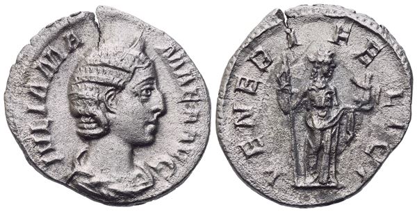 Julia Mamaea Augusta (222-235), Denarius, Rome, 223; AR (2,59 g; 18,8 mm; 1 h)