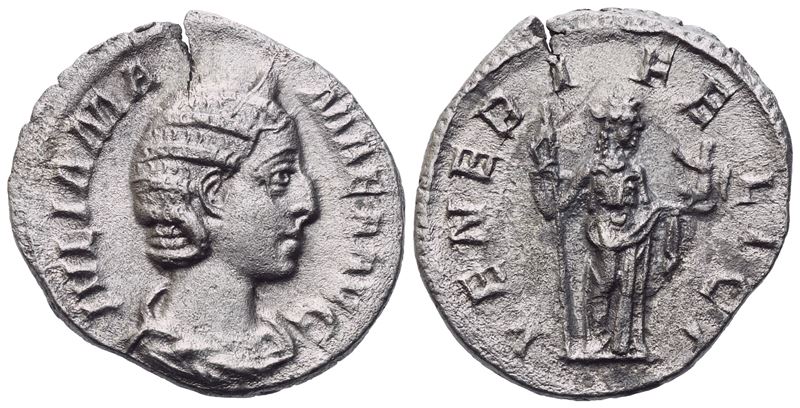 Julia Mamaea Augusta (222-235), Denarius, Rome, 223; Ar (2,59 G; 18,8 MM; 1 H)