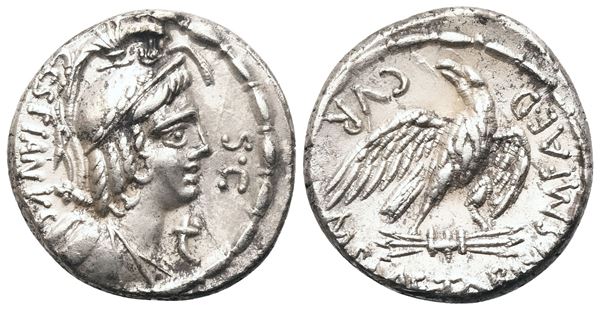 M. Plaetorius Cestianus, Denarius, Rome, 67 BC; AR (4 g; 16,8 mm; 6 h)