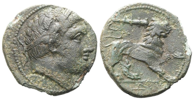 Sicily, Syracuse. Agathokles (317-289 Bc). Æ Litra (20 MM, 3.89 G).