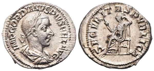 Gordian III (238-244), Denarius, Rome, 240; AR (3,29 g; 20 mm; 12 h), Roma