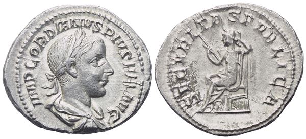 Gordian III (238-244), Denarius, Rome, 240; AR (3,32 g; 20,8 mm; 6 h)