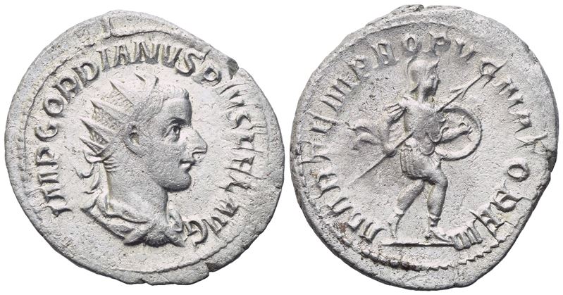 Gordian III (238-244), Antoninianus, Rome, 243-244; Ar (4,05 G; 23 MM; 7 H)
