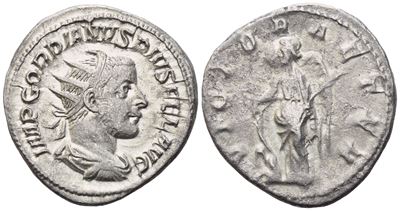 Gordian III (238-244), Antoninianus, Rome, 243-244; Ar (4,18 G; 21,5 MM; 12 H)