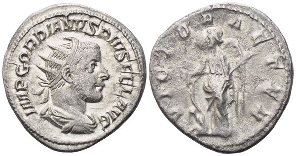 Gordian III (238-244), Antoninianus, Rome, 243-244; AR (4,18 g; 21,5 mm; 12 h)