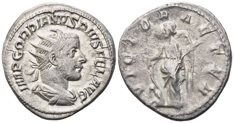 Gordian III (238-244), Antoninianus, Rome, 243-244; Ar (4,18 G; 21,5 MM; 12 H)