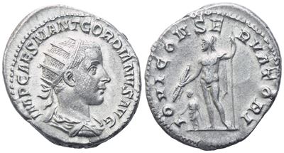 Gordian III (238-244), Antoninianus, Rome, 238-239; Ar (4,81 G; 22 MM; 12 H)