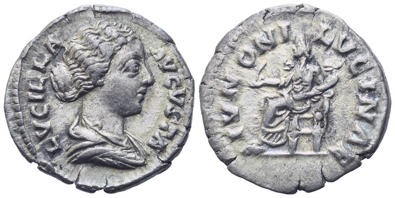 Lucilla Augusta (164-182), Denarius, Rome, 163-164; Ar (2,81 G; 18 MM; 12 H)