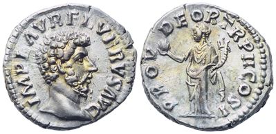Lucius Verus (161-169), Denarius, Rome, 161-162; Ar (3,38 G; 17,7 MM; 6 H)