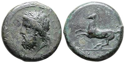 Sicily, Syracuse, C. 339/8-334 Bc. Æ Dilitron (27 MM, 17.47 G).