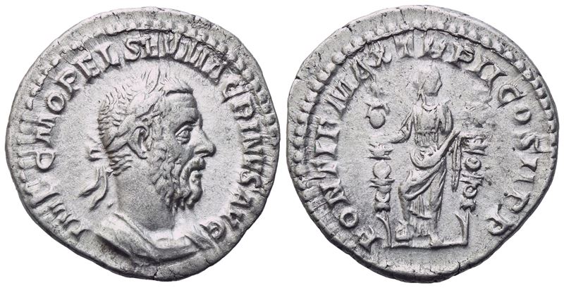 Macrinus (217-218), Denarius, Rome, Early 218; Ar (3,18 G; 19,2 MM; 12 H)