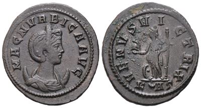 Magnia Urbica Augusta (283-285), Antoninianus, Rome, 284; Æ (4,26 G; 23 MM; 12 H)