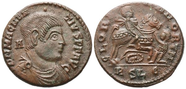 Magnentius (350-353), AE2; Lugdunum; Æ (4,34 g; 20 mm; 12 h)