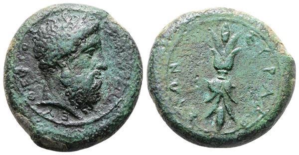 Sicily, Syracuse, c. 344-317 BC. Æ Hemidrachm (25 mm, 15.87 g).