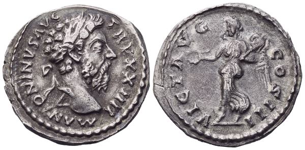 Marcus Aurelius (161-180), Denarius, Rome, 169-170; AR (3,44 g; 19 mm; 1 h)