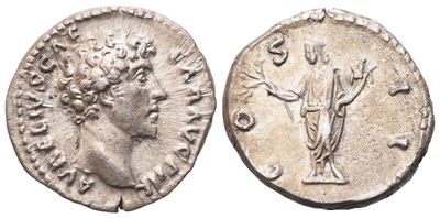 Marcus Aurelius As Caesar (139-161), Denarius, Rome, 145-147; Ar (3,31 G; 18 MM; 6 H)