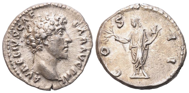 Marcus Aurelius As Caesar (139-161), Denarius, Rome, 145-147; Ar (3,31 G; 18 MM; 6 H)