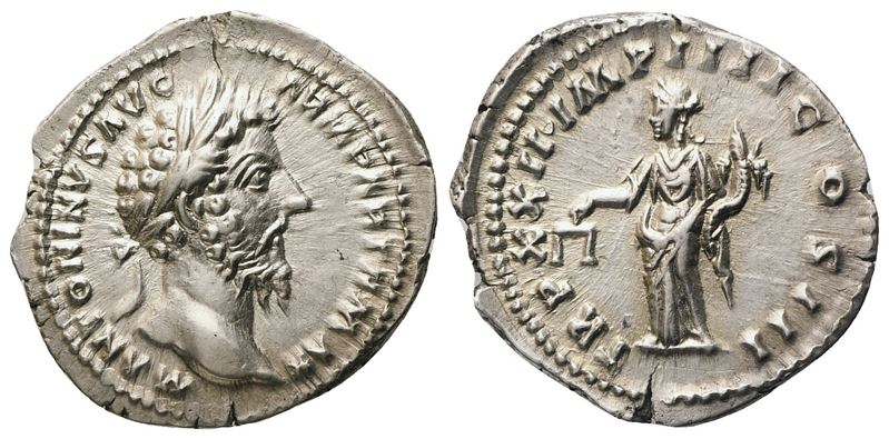 Marcus Aurelius, Denario (AR), Roma, 167–168
