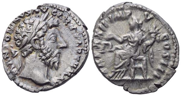 Marcus Aurelius (161-180), Denarius, Rome,  168-169; AR (3,32 g; 18 mm; 6 h)