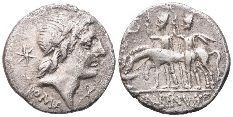 A. Postumius Sp.f. Albinus, Denarius, Rome, 96 Bc (?); Ar (3,72 G; 17,9 MM; 3 H)