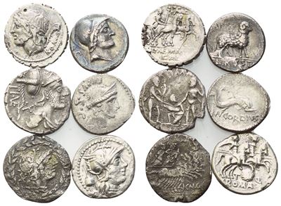 Lot Of 6 Ar Coins To Be Catalogued. Lot Sold As Is, No Returns.