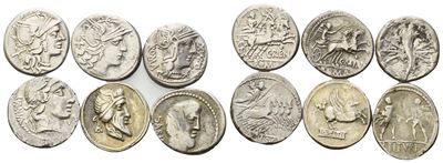 Lot Of 6 Ar Coins To Be Catalogued. Lot Sold As Is, No Returns.